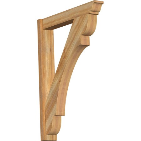 Ekena Millwork Olympic Traditional Rough Sawn Outlooker, Western Red Cedar, 6"W x 34"D x 46"H OUT06X34X46OLY01RWR